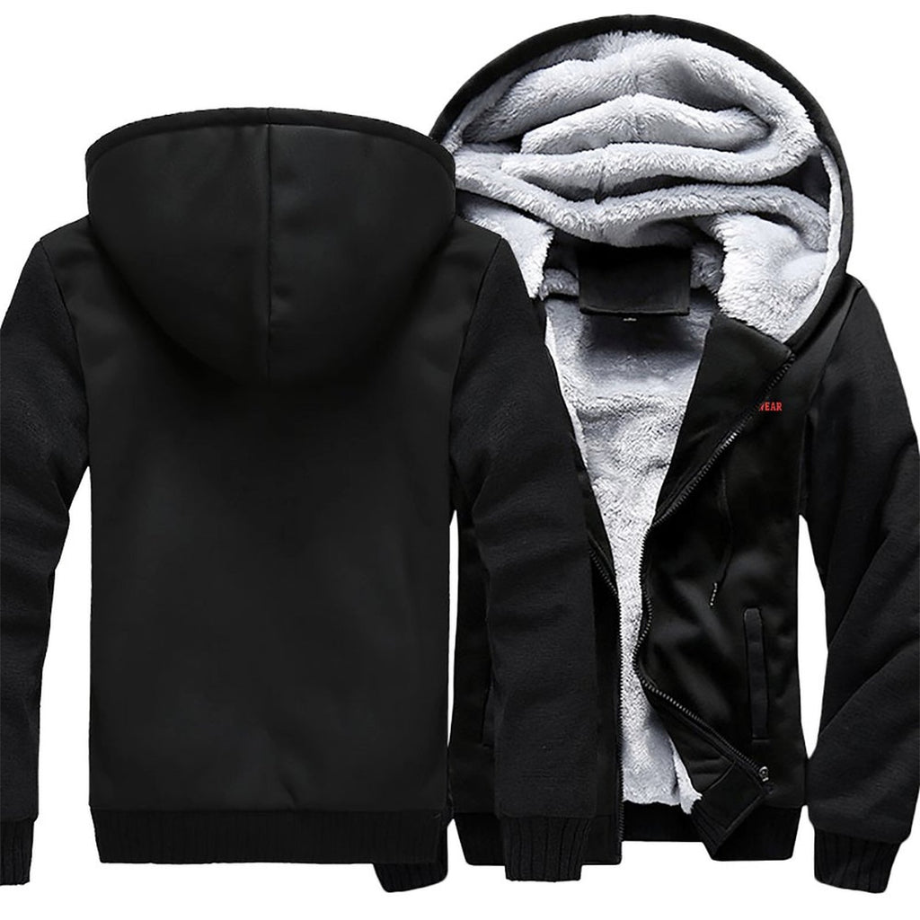 Men's Winter Fleece-Lined Hooded Jacket