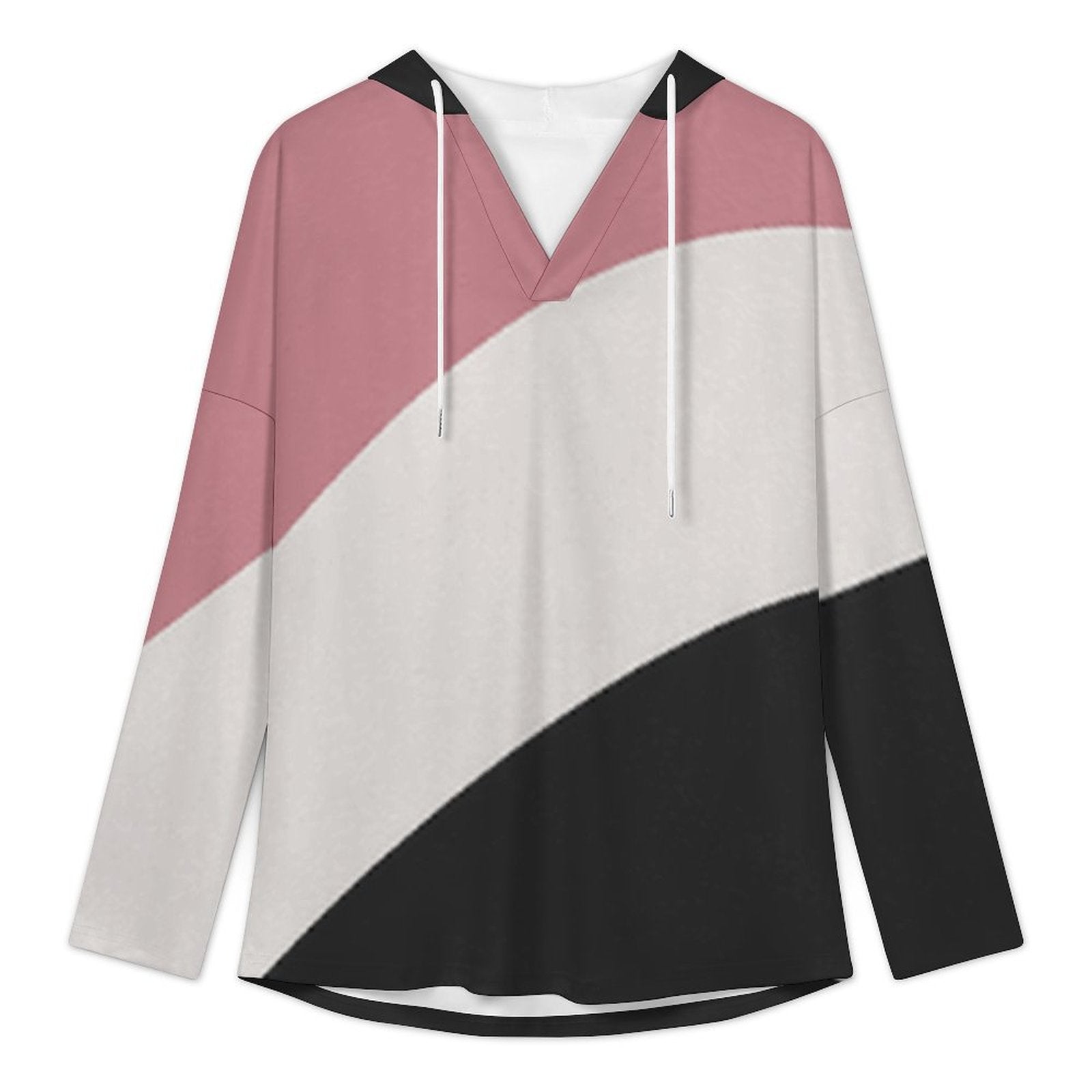 Women's Hooded Long Sleeve Casual Pullover Top