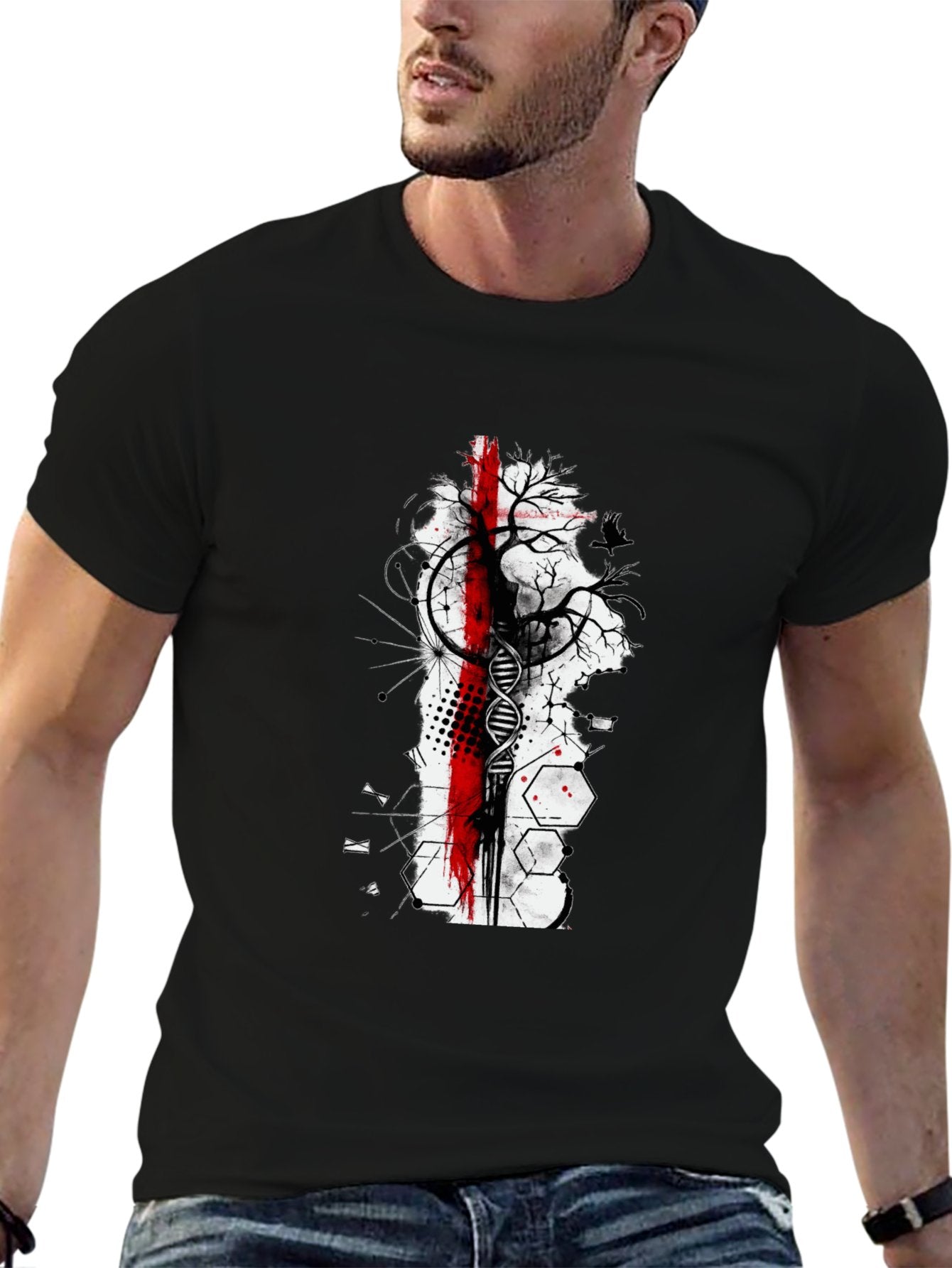 Men's Abstract Graphic T-Shirt