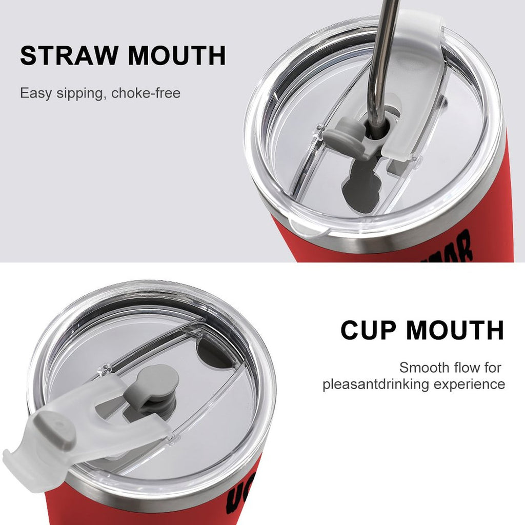Red  Stainless Steel Coffee Mug