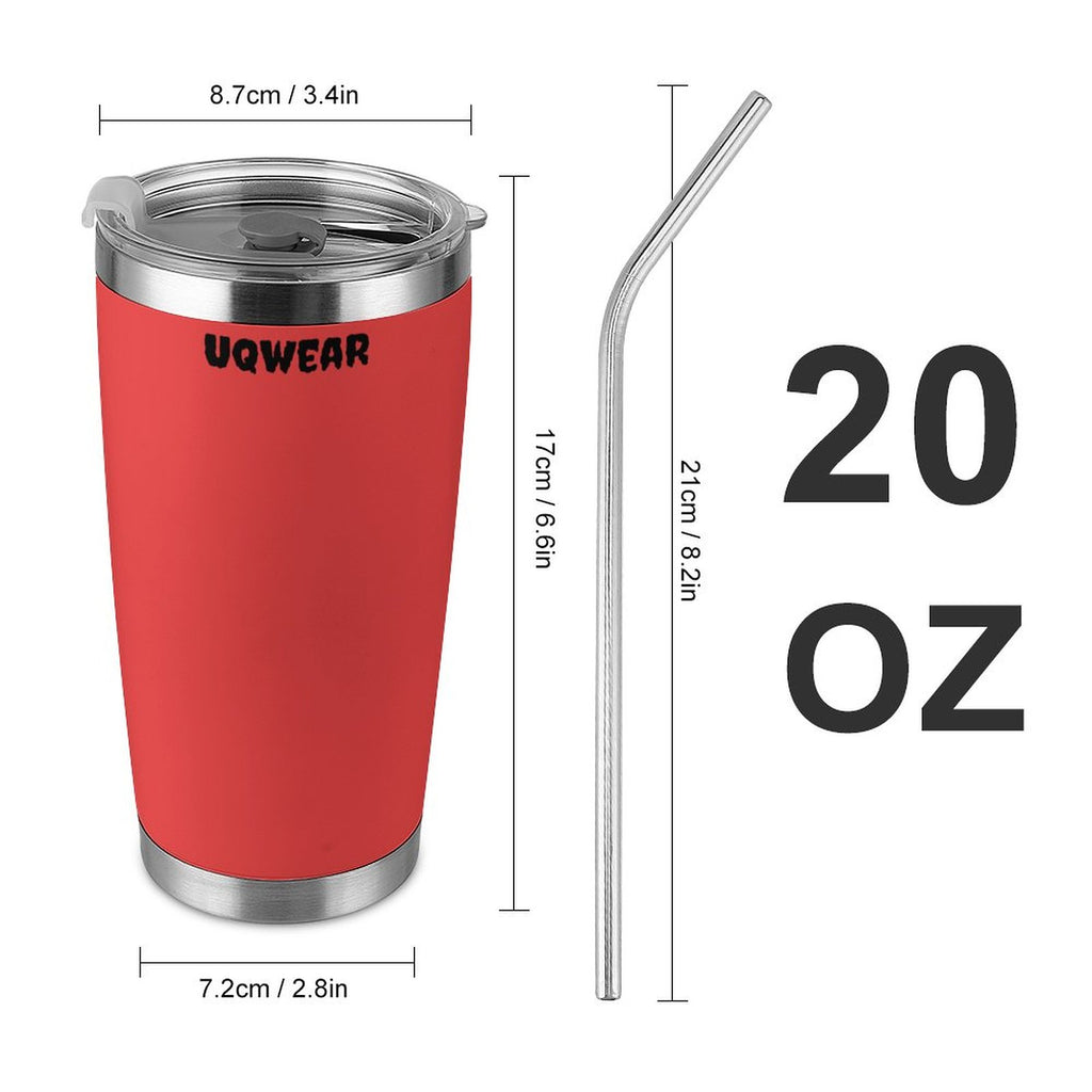 Red  Stainless Steel Coffee Mug