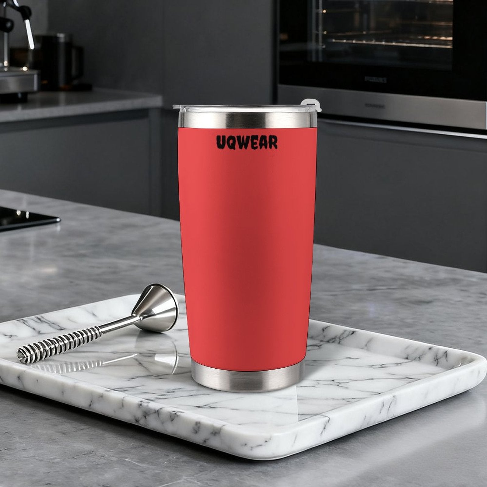 Red  Stainless Steel Coffee Mug