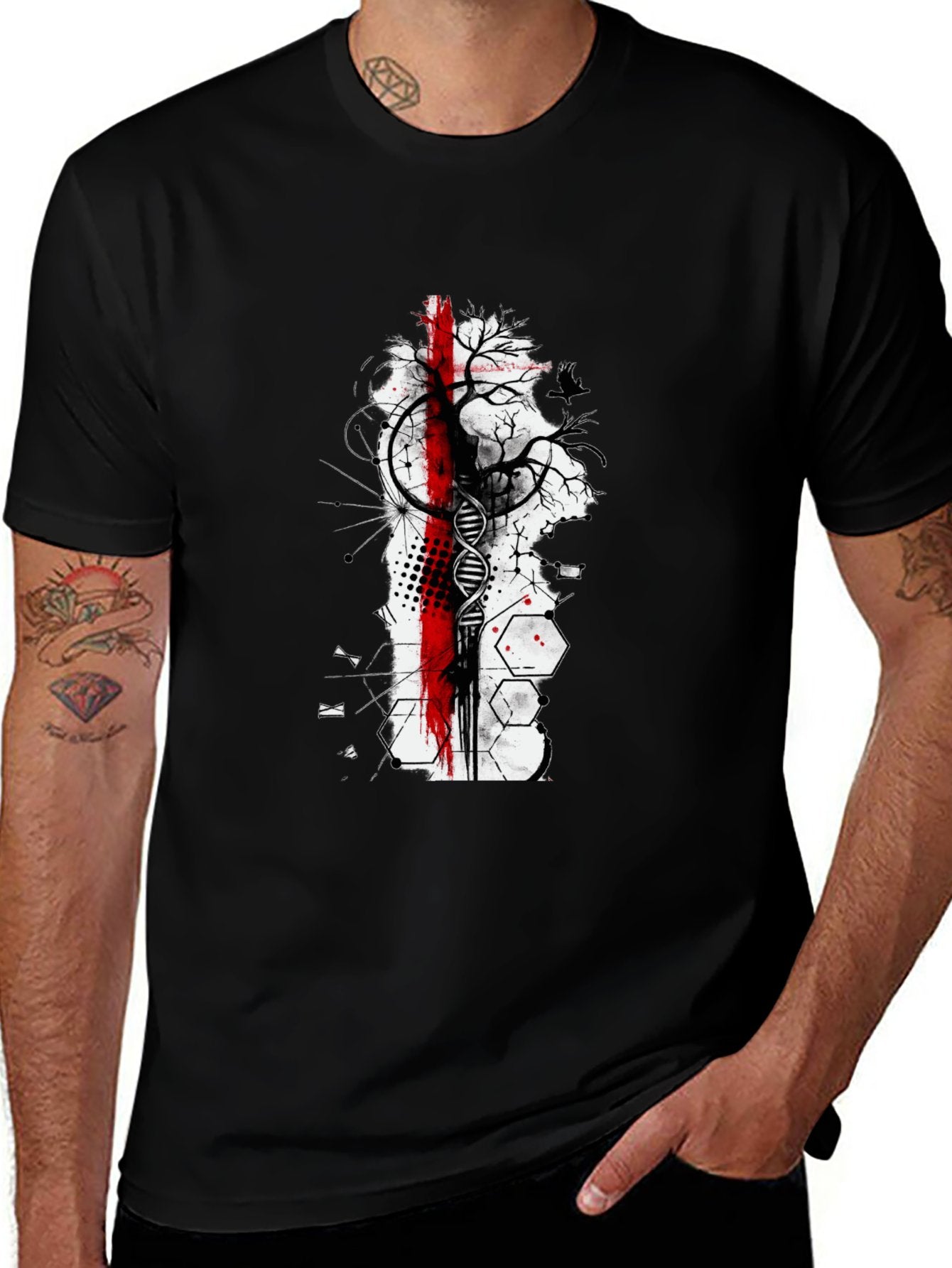Men's Abstract Graphic T-Shirt