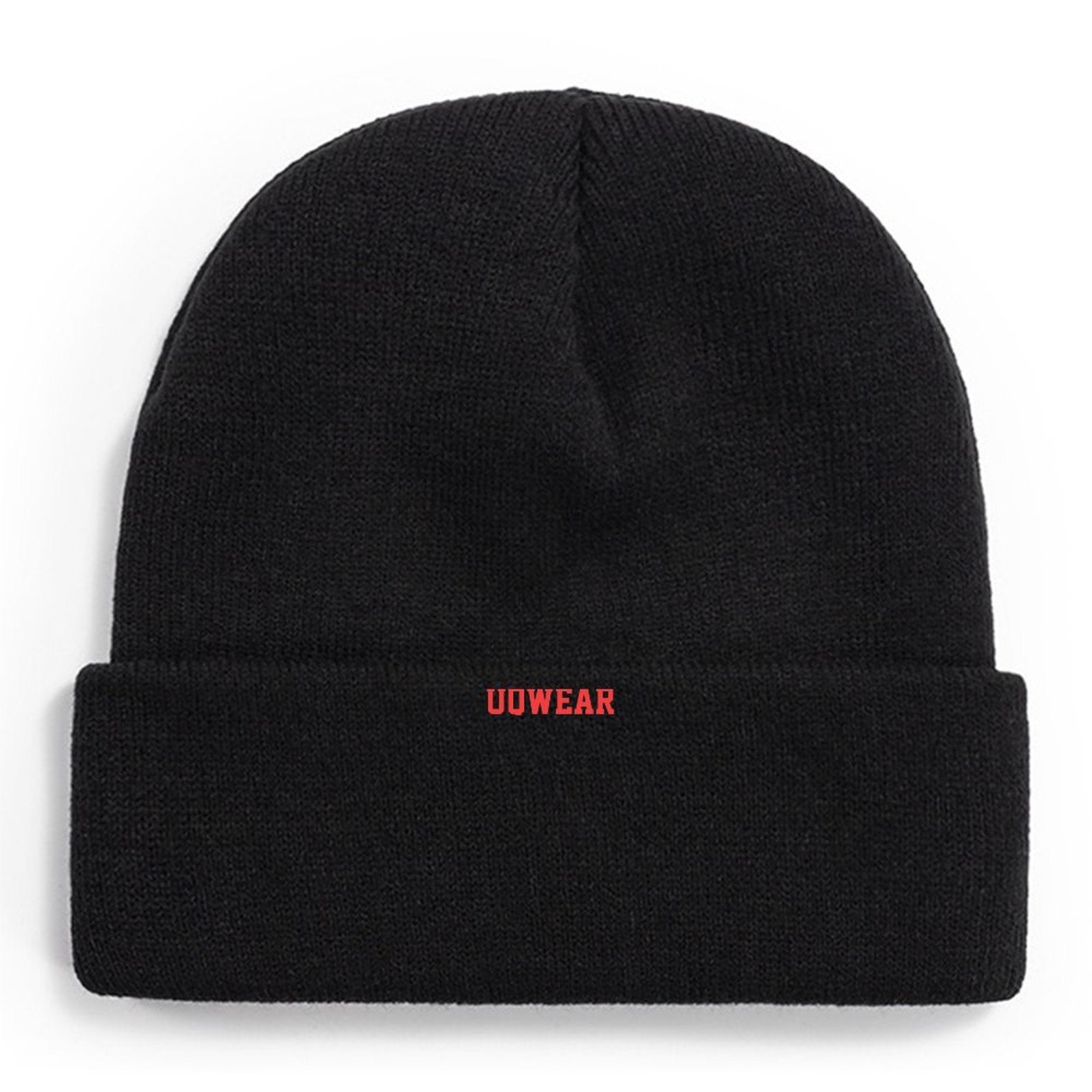 Black Knit Beanie Cap