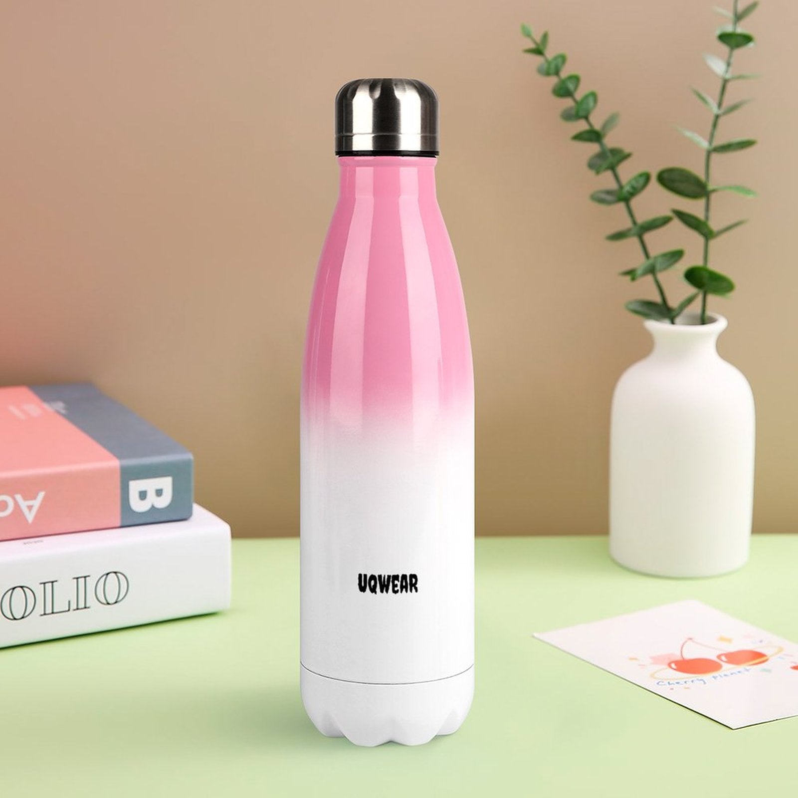 Gradient Stainless Steel Water Bottle – Double Wall Vacuum Insulated Flask