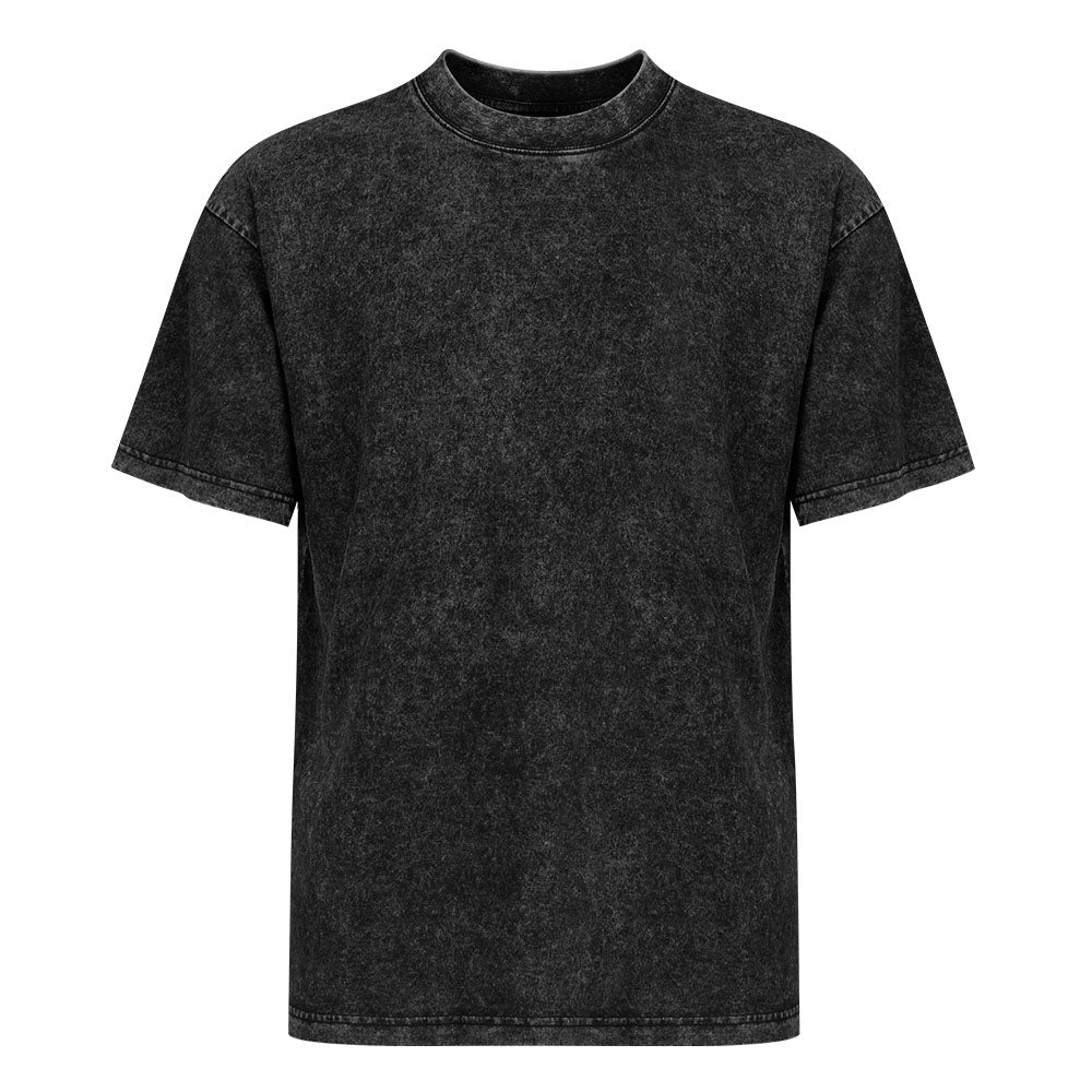 Vintage Washed Gothic Compass T-Shirt | Oversized Dark Streetwear Graphic Tee