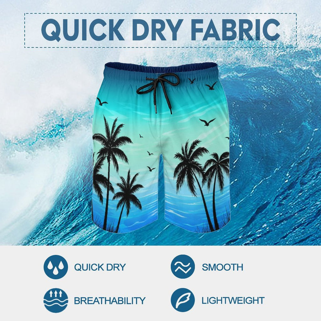 Men's Tropical Beach Shorts - Series 1
