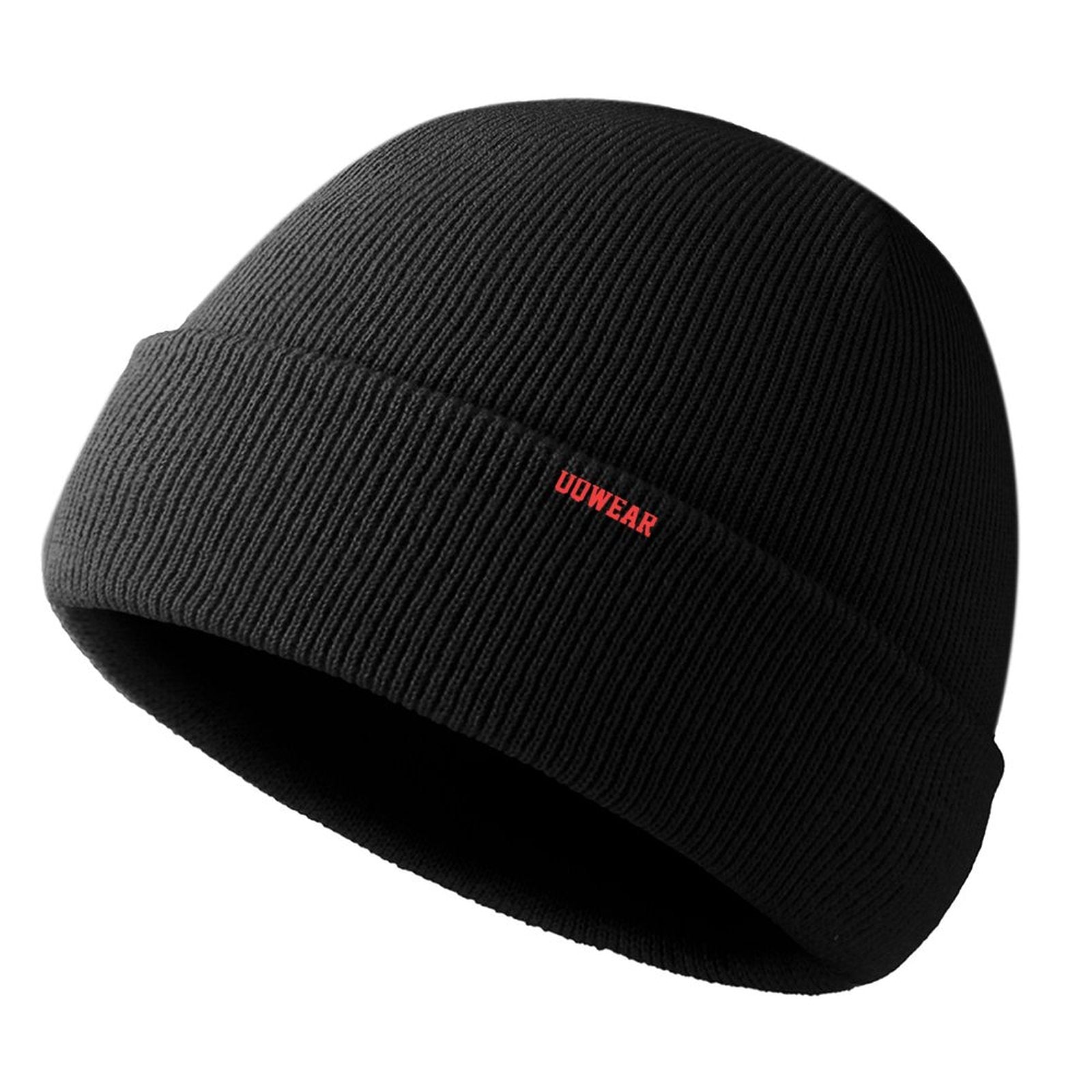 Black Knit Beanie Cap